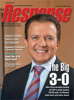 AJ Khubani on the September 2013 Response magazine cover, The Big 3-0