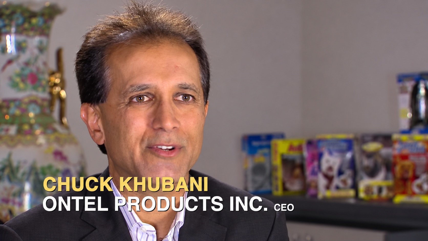Chuck Khubani in the 2015 tribute film, approved portrait from AJ Khubani’s website